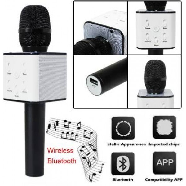 

Беспроводной микрофон караоке Q7 Black