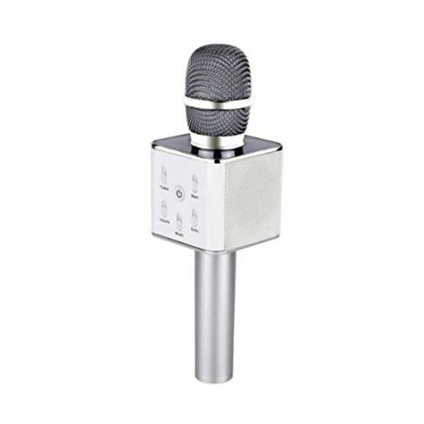 

Беспроводной микрофон караоке Q7 Silver