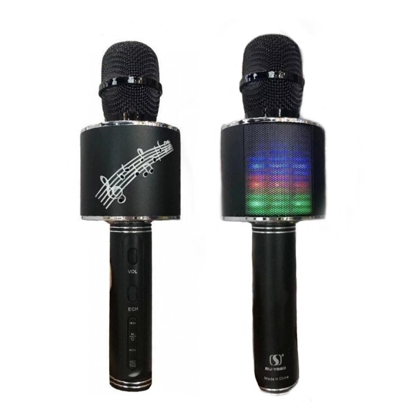 

Микрофон караоке беспроводной с динамиком UNI Magic Karaoke YS 66 Bluetooth динамик USB Чёрный
