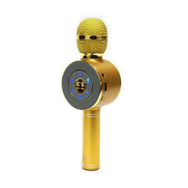 

Микрофон-колонка Tornado bluetooth WS-668 Золотистый