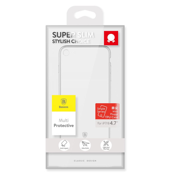 

Чехол-накладка Silicone Baseus Simplicity Series (basic) для Apple iPhone 7 / 8 / SE (clear) (ARAPIPH7-B02)
