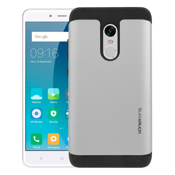 

Защитный чехол Slim Armor для Xiaomi Redmi Note 4 Silver