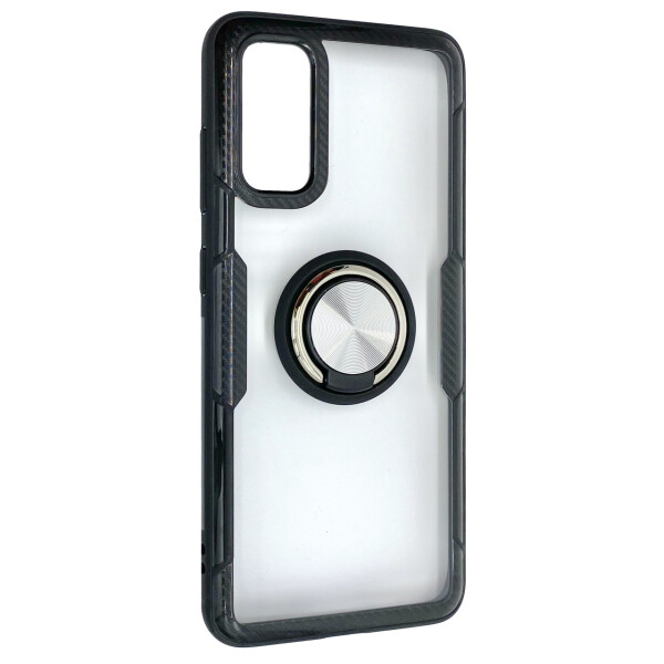 

Чехол-накладка DK Composite Ice Armor Ring для Samsung S20 (SM-G980) (black / silver)