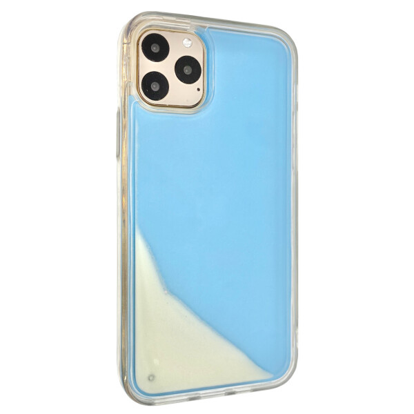 

Чехол-накладка DK Silicone Liquid Neon Sand для Apple iPhone 11 Pro (blue-white)