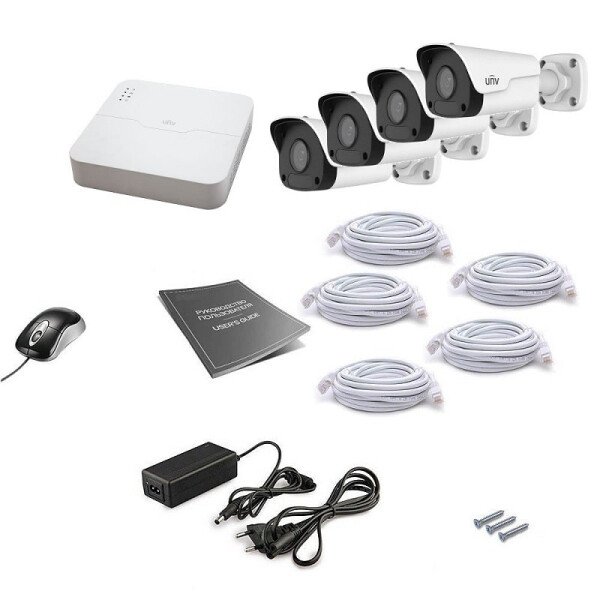 

Комплект видеонаблюдения Uniview IP 4OUT 2MEGA
