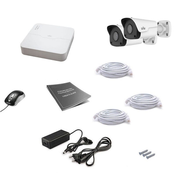 

Комплект видеонаблюдения Uniview IP 2OUT 2MEGA