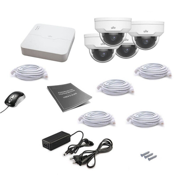 

Комплект видеонаблюдения Uniview IP 4DOME 2MEGA