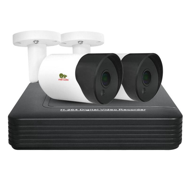 

Комплект видеонаблюдения Partizan AHD-14 2xCAM + 1xDVR + HDD
