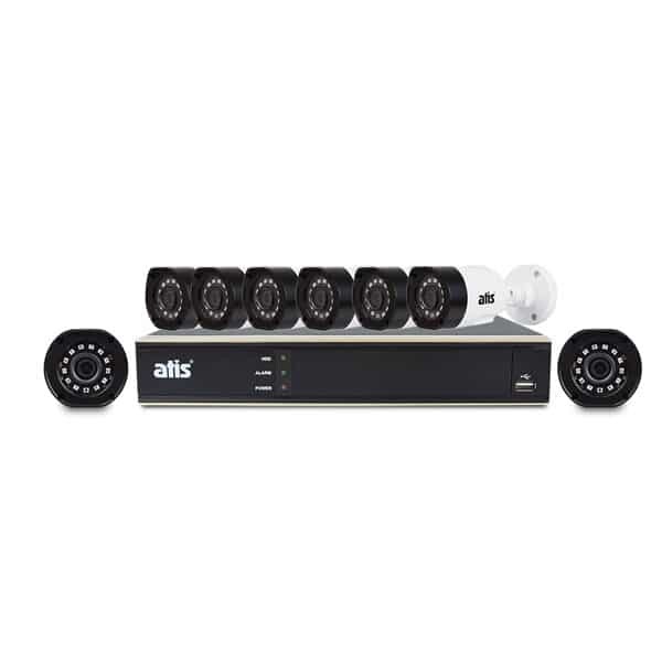 

Комплект видеонаблюдения Atis kit 8ext 2MP