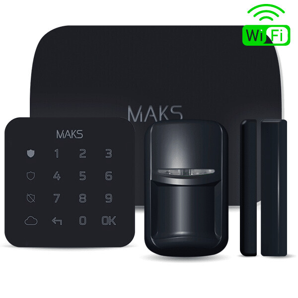 

Комплект беспроводной сигнализации MAKS PRO WiFi KIT black