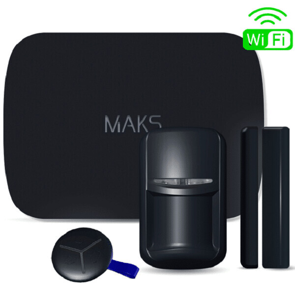 

Комплект беспроводной сигнализации MAKS PRO WiFi S KIT black