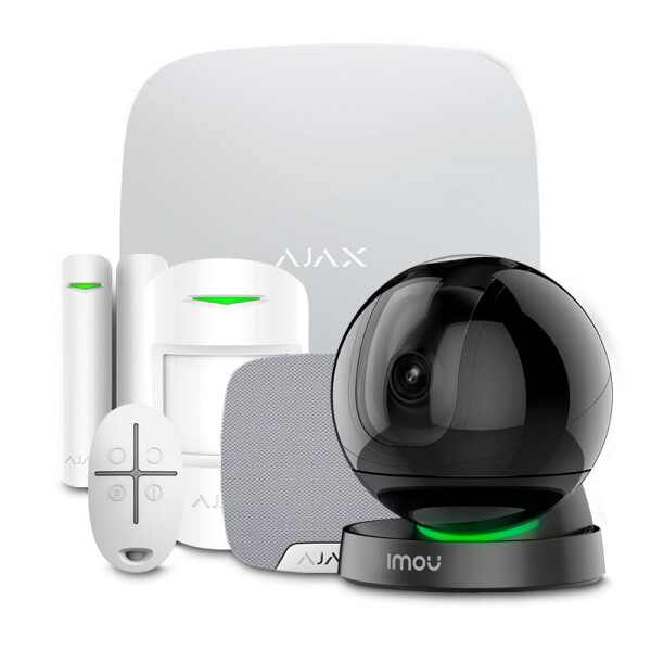 

Комплект сигнализации Ajax StarterKit + HomeSiren white + Wi-Fi камера 2MP-A26HP