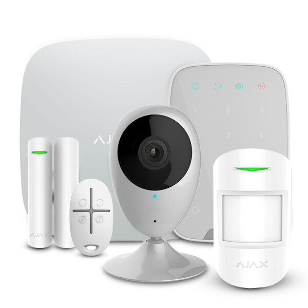 

Комплект сигнализации Ajax StarterKit + KeyPad white + Wi-Fi камера 2MP-H