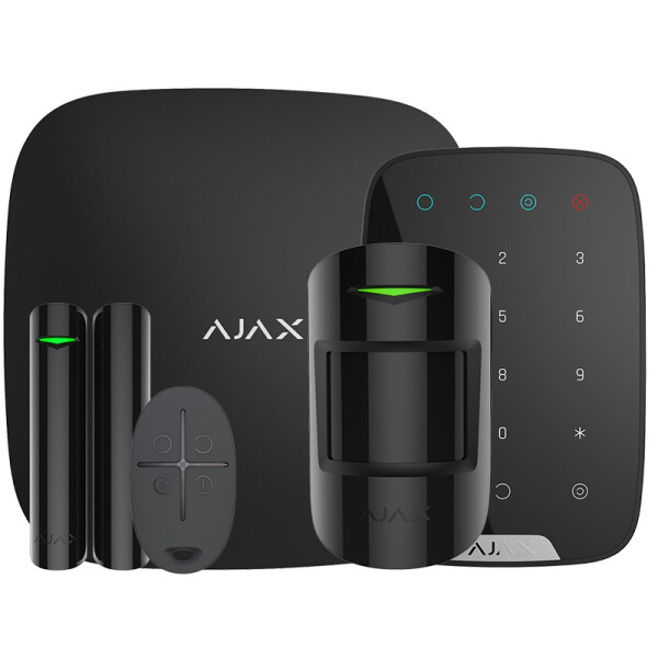 

Комплект беспроводной сигнализации Ajax StarterKit + KeyPad black