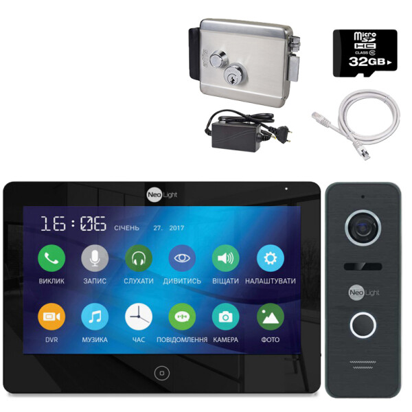 

Видеодомофон комплект Neolight HD-KIT B + LOCK premium