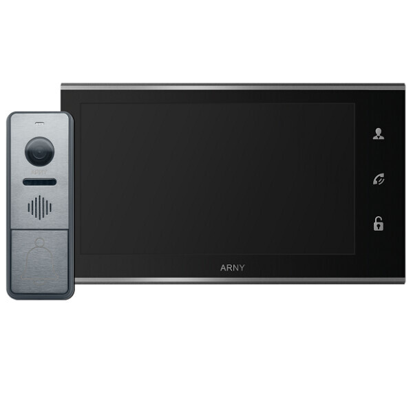 

Видеодомофон комплект ARNY AVD-7330 WiFi black+graphite