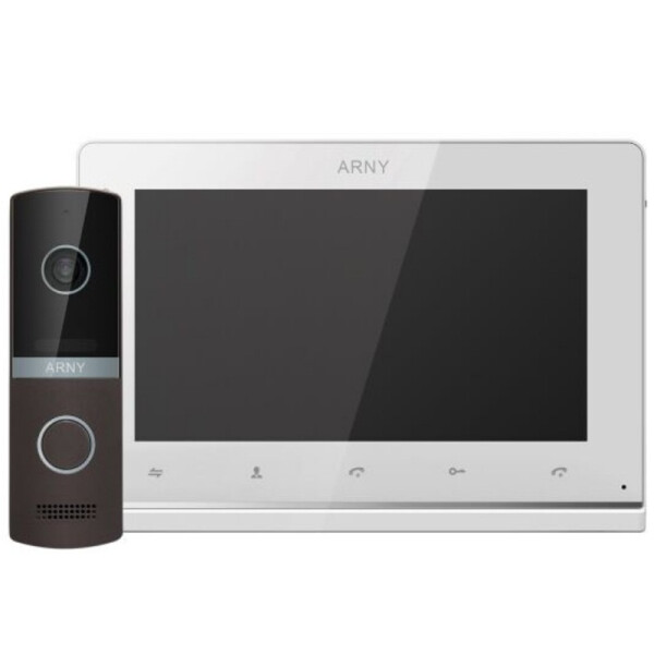 

Видеодомофон комплект ARNY AVD-7130 white+brown