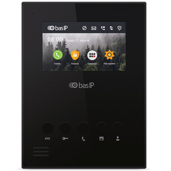 

Видеодомофон BAS-IP AU-04LA black