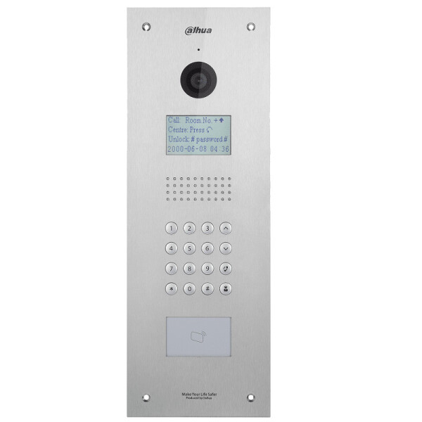 

Вызывная видеопанель Dahua DHI-VTO1210C-X-S1 многоабонентская