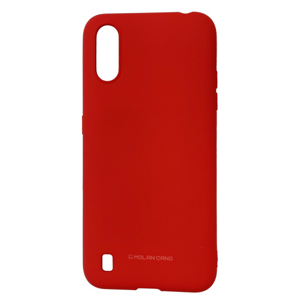 

Чехол-накладка Silicone Hana Molan Cano для Samsung Galaxy A01 (SM-A015) (red)