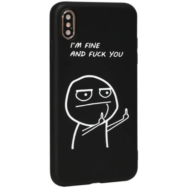 

Чехол-накладка Viva Print Case для Apple iPhone X/XS i'm fine