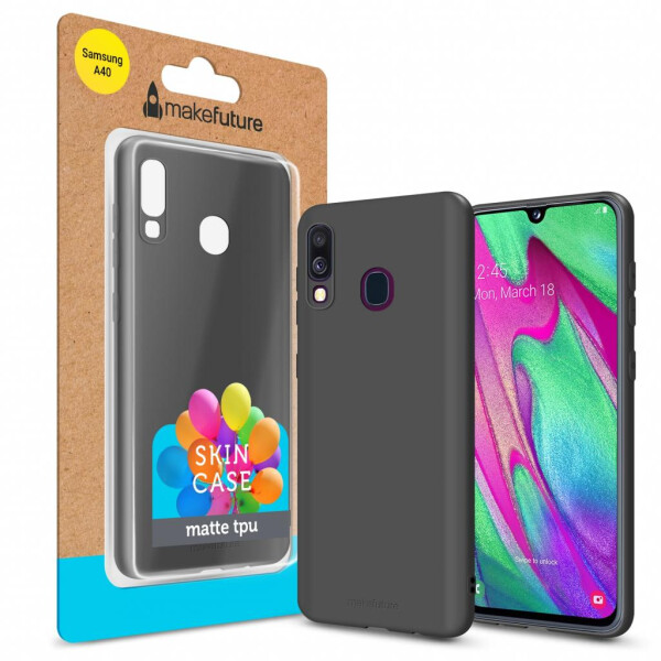 

Чехол для мобильного телефона MakeFuture Skin Case Samsung A40 Black (MCSK-SA405BK)