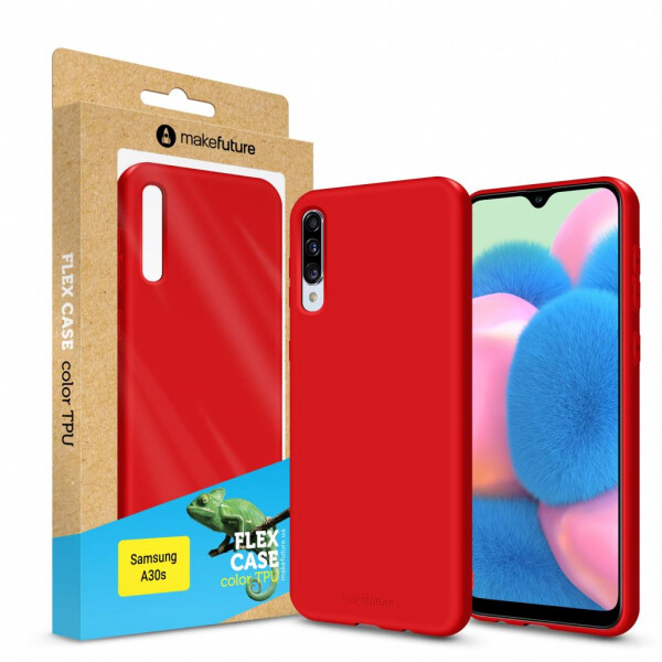 

Чехол для мобильного телефона MakeFuture Flex Case (Soft-touch TPU) Samsung A30s Red (MCF-SA30SRD)