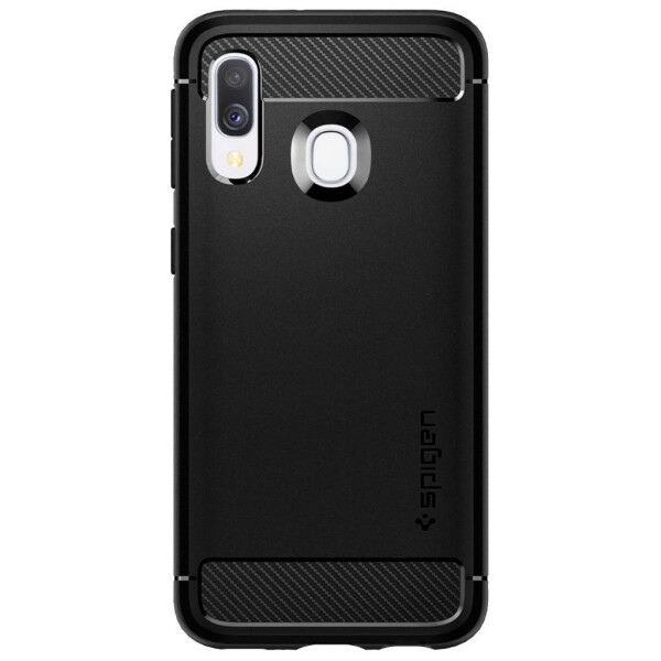 

Чехол для мобильного телефона Spigen Galaxy A40 Rugged Armor, Matte Black (618CS26244)