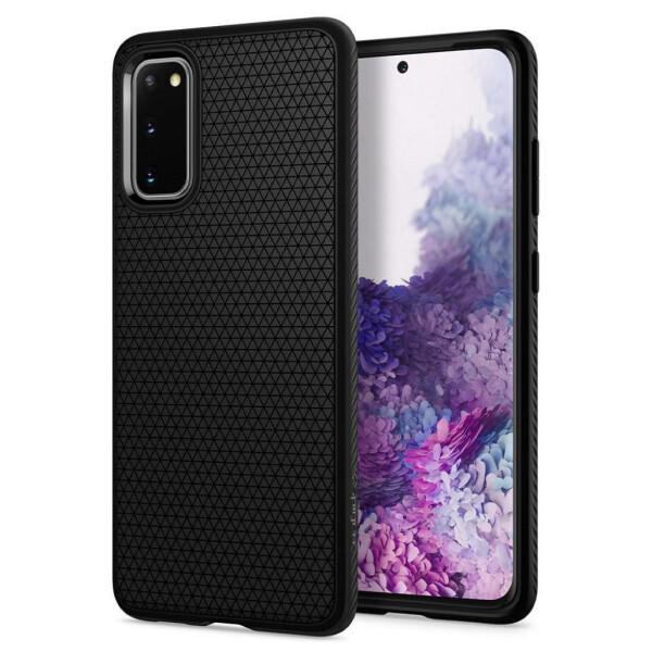 

Чехол для мобильного телефона Spigen Galaxy S20 Liquid Air, Matte Black (ACS00791)