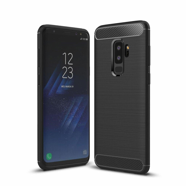 

Чехол для мобильного телефона для SAMSUNG Galaxy S9 Carbon Fiber (Black) Laudtec (LT-GS9B)