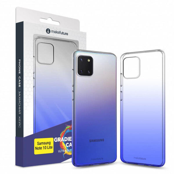 

Чехол для мобильного телефона MakeFuture Samsung Note 10 Lite Air Gradient (TPU) Blue (MCG-SN10LBL)