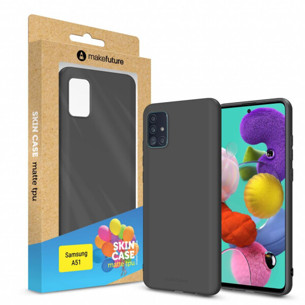 

Чехол для мобильного телефона MakeFuture Samsung A51 Skin (Matte TPU) Black (MCS-SA51BK)