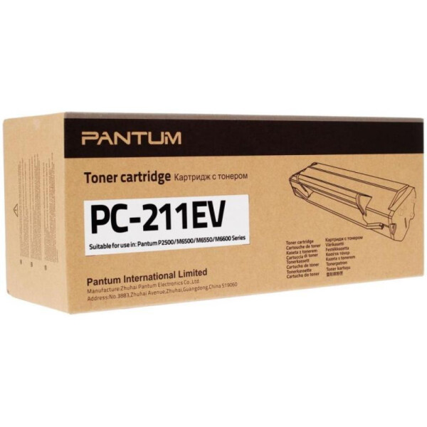 

Картридж Pantum PC-211EV (1.6К) M6500/6500W P2200/2207/2500W/2507 (PC-211EV)