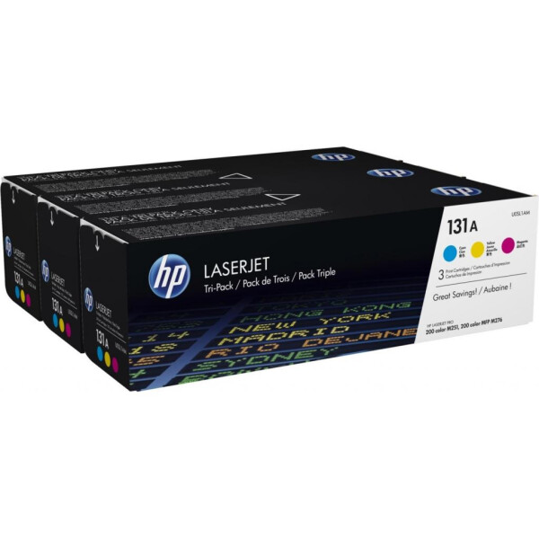 

Картридж HP CLJ 131A Tri-Pack (CF211A, CF212A, CF213A) (U0SL1AM)