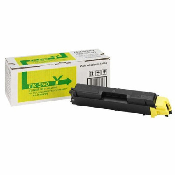 

Тонер-картридж Kyocera TK-590Y yellow (FS-C2026/2126/5250) (1T02KVANL0)
