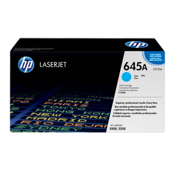 

Картридж HP CLJ 645A cyan, для 5500/5550 series (C9731A)