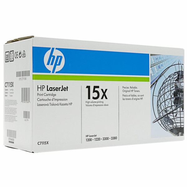 

Картридж HP LJ 15X 1200/1000/3330/3380 (C7115X)