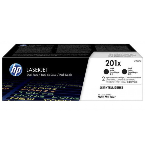 

Картридж HP CLJ 201X Black 2-pack (CF400XD)