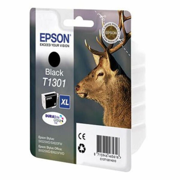 

Картридж EPSON SX525WD/B42WD/BX320FW Black XL (C13T13014010/C13T13014012)