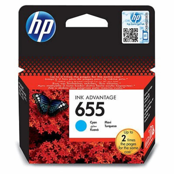 

Картридж HP DJ No.655 Cyan DJ4615/4625/3525 (CZ110AE)