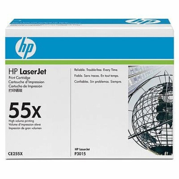 

Картридж HP LJ 55X P3015 series black (max) (CE255X)