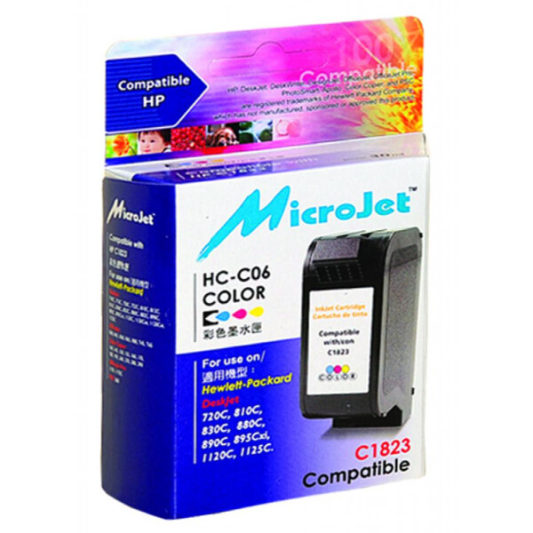

Картридж MicroJet для HP №23 Color (C1823D) (HC-C06)