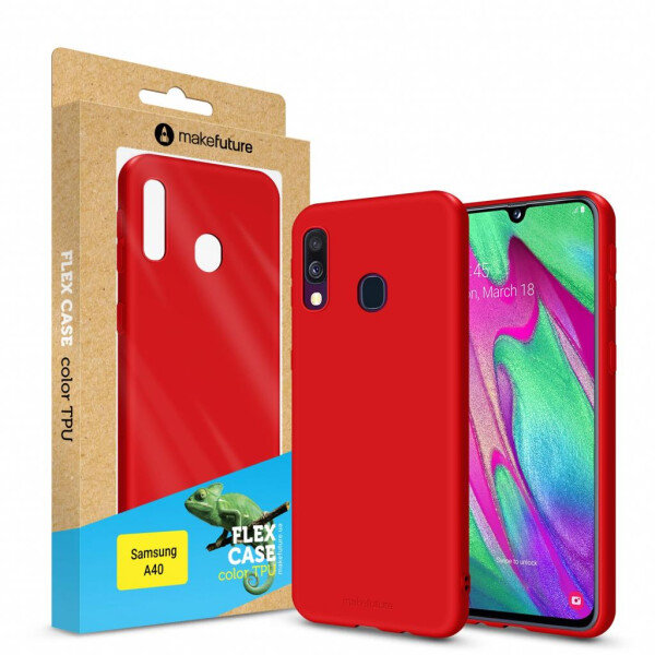 

Чехол для мобильного телефона MakeFuture Flex Case (Soft-touch TPU) Samsung A40 Red (MCF-SA405RD)