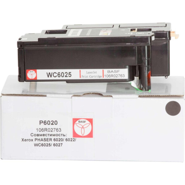 

Картридж BASF для Xerox Phaser 6020/6022/WC6025/6027 Black (KT-106R02763)