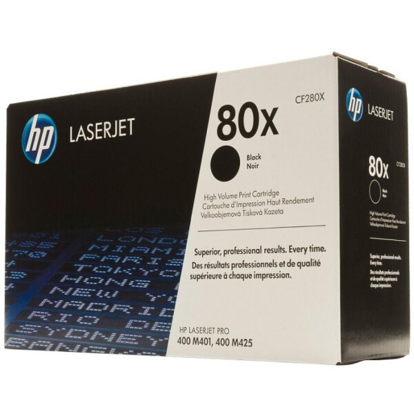 

HP LJ 80XF Pro400 M401 / Pro 400 MFP M425 DUAL PACK (CF280XF)