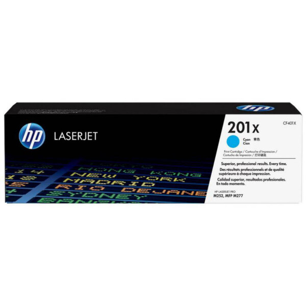 

Картридж HP CLJ 201X Cyan (CF401X)