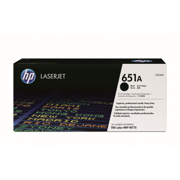

Картридж HP CLJ 651A Black (CE340A)