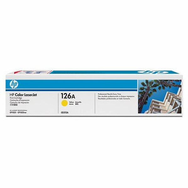 

Картридж HP CLJ 126A Yellow, для CP1025 (CE312A)