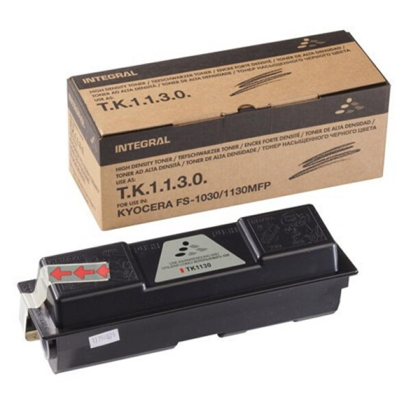 

Тонер-картридж Integral Kyocera TK-1130, without chip, Black (12100088)