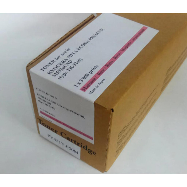 

Тонер-картридж Tomoegawa KYOCERA TK-5240M Magenta + chip (PY451Y.050M)